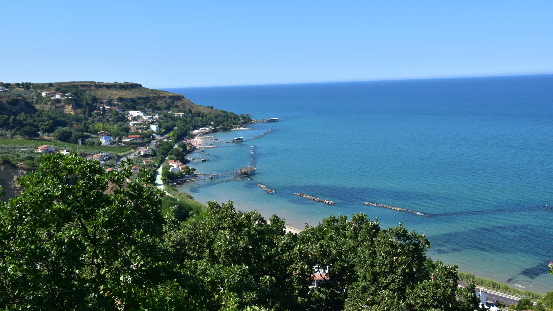 Traveler exploring a historic landscape